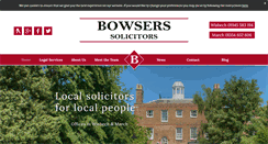 Desktop Screenshot of bowsers.co.uk