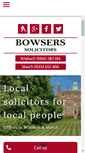 Mobile Screenshot of bowsers.co.uk